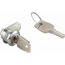 JU - Ersatzzylinder zu Hausbrieffachanlage, flache Stirnfläche, m. 2 Schlüsseln