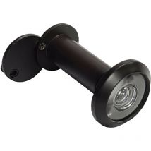 Juda Microviewer - Diametro 12 mm - Visione a 180° - Nero opaco - Dimensioni porta fino a 57 mm