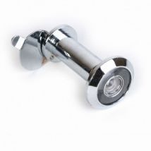 Verchromter Türspion 180° Sicht Blindomax 12 mm - 459