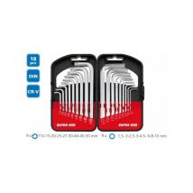 Juego de llaves ALLEN + TORX 18 piezas - SUPER-EGO