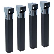 4er Set feste Bettgestellfüße 30cm 35x35mm 39004 Blumenschnitte