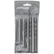 Satz mit 5 Widia-Bohrern 4-10 mm 23331 Sthor