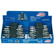 Super-Ego – Conjunto de 6 destornilladores ergonómicos con mango antideslizante – Hoja de cromo-vanadio
