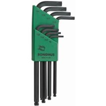 Bondhus - Juego de 8 llaves en l Torx punta-bola T9-T40 11332