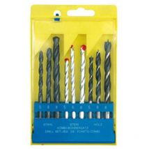 Set mit 9 Bohrern, 3 x hss + 3 x Widia + 3 x Holz, MT-10419 Import