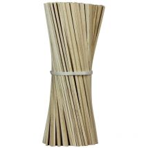 Juego de 100 palos de madera para algodón de azúcar - 28 cm