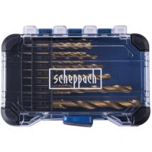 Juego de 15 brocas helicoidales hss Scheppach hss15