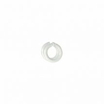 Juego de 2 aros pantalla B22 / E14 Tibelec plástico, blanco Tibelec