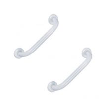 Pellet - Juego de 2 barras rectas confort pmr Essentiel 60 cm aluminio epoxi blanco