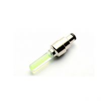 Shop-story - Juego de 2 válvulas led para ruedas de bicicleta / moto / coche - Verde