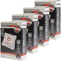 SEB - Juego de 20 bolsas compactas para aspiradora WB305120