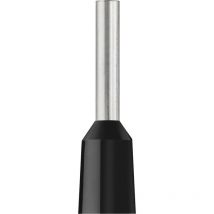 DEBFLEX - 711091 - Punta Terminal de Cable Pre-aislado 1.5 mm² Negro Bolsa de 20
