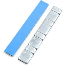 Jomafa - contrapresas adhesivas para equilibrado de ruedas, tira de 60 gramos (4x 5 gr, 4x 10 gr) Contrapesos para calibrado de neumáticos (25)