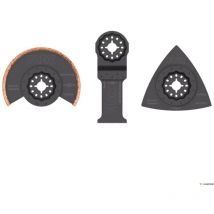 Flex - Juego de 3 hojas de sierra Starlock azulejos - 531056