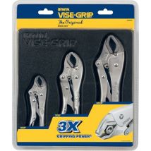 Visegrip - Juego de 3 pinzas torno vise-Grip