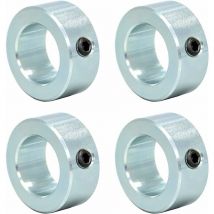 Juego de 4 anillos de ajuste - 20 mm - Para carretilla de mano, rueda de carretilla de mano