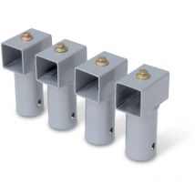 Conector para cama elástica, 250 a 400cm, set de 4, Kit de 4 conectores