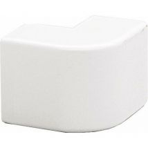 Juego de 4 ángulos exteriores blancos para moldura, Al. 3,2 x P.1,1 cm Tehalit