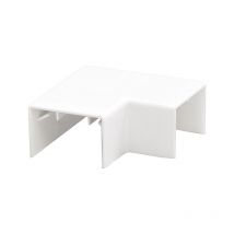 Juego de 4 esquinas planas blancas para moldura, Al. 5 x P.1,1 cm Tehalit