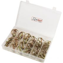 Caja de 50 clip variados 4 tamaños