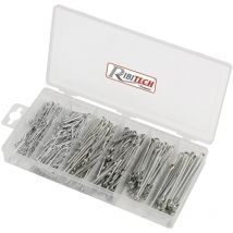 Caja de 550 pasadores ranurados surtidos