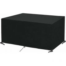 ZVD - Funda rectangular para muebles de jardín - Funda Oxford impermeable para mesa, sillas y muebles de jardín (170 x 94 x 70 cm)