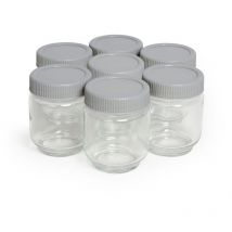 juego de 7 ollas para yogurtera dop180 - dop180ac1 - livoo -
