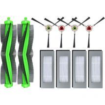 KZQ - Juego de accesorios de limpieza de repuesto para aspiradora Irobot Roomba Combo 113 R113840, repuestos para robot aspirador, 2 cepillos