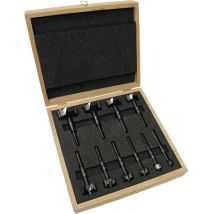 Fisch-tools - Juego de brocas Forstner Black Shark 10 piezas D.15.20.25.26.30.35.40.45.50.55mm