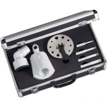 Carat - Juego de brocas para baldosas D.6.8.10 12mm con aspiración y ayuda para centrar