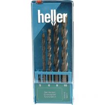 Heller - Juego De Brocas Para Hormigon/Piedra Iso5468 4 Uds. Diam. 5