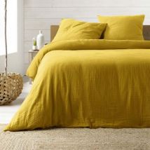 Juego de cama de 3 piezas 'angelia' 240x220 cm amarillo