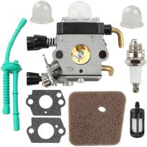 Zolginah - Juego de carburador para desbrozadora stihl FS55, FS55R, FS55RC, FS38, KM55, HL45, KM55R, filtro de aire, línea de combustible, kit de