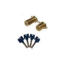 Mul-t-lock - Juego De Cilindros cheba k de Alta Seguridad. Adaptable a 787 Fichet / Llaves incopiables, poco Voluminosas / Tarjeta de propied