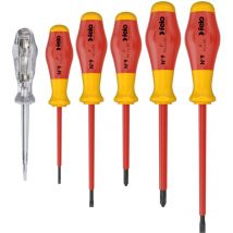 Juego de destornilladores aislados Serie No. 9 6-pcs. sl/ph Felo 91396198
