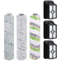 Bissell - Juego de filtros de rodillo de cepillo para Crosswave Wireless Max 2554a,2590