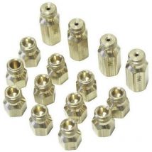 Juego de inyectores de gas natural / gas ciudad 50268249005 Arthur Martin