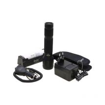 Vortex - Juego de linterna eléctrica led, Largo : 240 mm, duración de servicio 3,0 h, Luminosidad 300 lm, Peso : 630 g