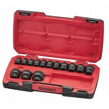 Juego de llaves de vaso de impacto en pulgadas Tengtools T9218A