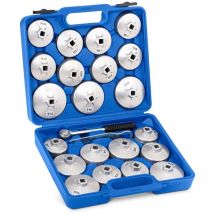 MSW - Juego de llaves para filtros de aceite - 23 piezas