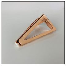 Ousudela - shining house Juego de patas de repuesto para muebles, 15 cm, triangulares, para hacer tú mismo patas de mesa, para sillas, armarios y