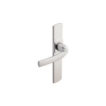 Vachette - Juego de puerta Artis bezault 195mm entre centros - Terciopelo cromado - Caño caña - 864844