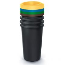 Juego de reciclaje de 25L cada uno - 4 cubos