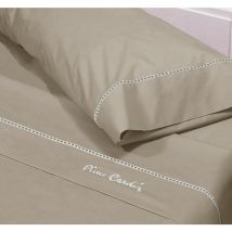 Juego de sábanas Arcadia, 100% Algodón, Marron, Cama 90 cm - Pierre Cardin