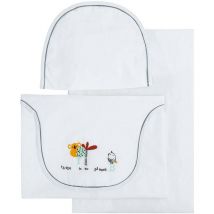 Pirulos - Juego de sábanas jungla de 40x80 cm