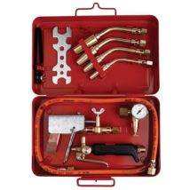 Kayser - Juego de soldadura 10 piezas en caja de chapa de acero Propano