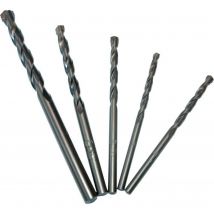 Haromac - 08801505 Juego de 5 brocas gres cerámico 4, 4, 5, 6, 8 mm punta de metal duro