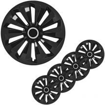 Juego de tapacubos 4 unidades Fox Black 16 Proplus Negro