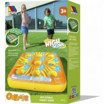 MOLTO 3 en Raya Inflable de Lanzamiento con 6 Pelotas – Juego de Exterior para Niños – Juego Educativo Inflable para Jardín y Piscina – Divertido y