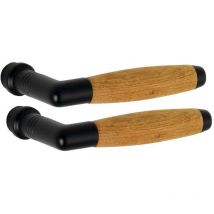 Misatori - Juego manillas Sin roseta W3000.0029.45 Modelo Ton Negro mate-Teka